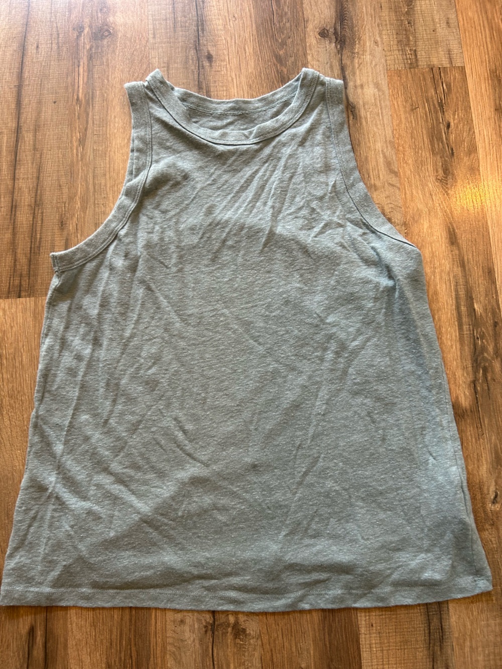A New Day Heather Blueish Gray Short Sleeve Tee